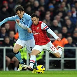 Season 2012-13 Framed Print Collection: Arsenal v Manchester City 2012-13