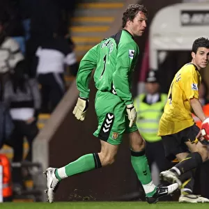 Clash of Stars: Fabregas vs. Sorensen in Arsenal's 1-0 Victory over Aston Villa, 2007