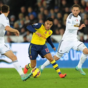 Clash of Stars: Sanchez vs. Carroll & Sigurdsson (Swansea vs. Arsenal, 2014-15)