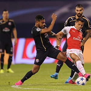 Clash of Stars: Sanchez vs. Soudani - Arsenal's Alexis Sanchez Goes Head-to-Head with Dinamo Zagreb's El Arabi Hilal Soudani