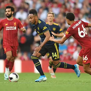 Clash of Titans: Aubameyang vs. Alexander-Arnold - Premier League Showdown: Arsenal vs. Liverpool (2019-20)