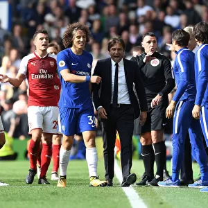 Clash of Titans: Conte vs Wenger - Red Card Drama: Ramsey, Xhaka, and Luiz in Chelsea vs Arsenal Premier League Showdown
