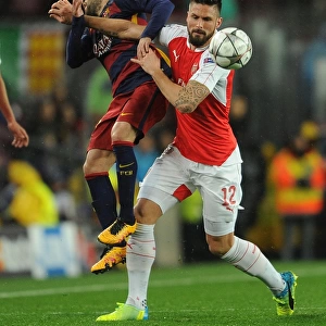 Clash of Titans: Olivier Giroud vs Jordi Alba - Arsenal vs Barcelona, UEFA Champions League 2015-16