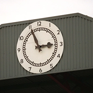 The Clock. Arsenal 3: 0 Blackburn Rovers. FA Premiership