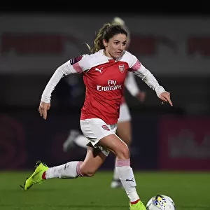 Danielle van de Donk in Action: Arsenal Women vs Birmingham City Women (FA WSL Cup)