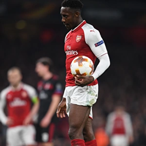 Danny Welbeck Awaits Penalty Kick: Arsenal vs AC Milan, UEFA Europa League 2018