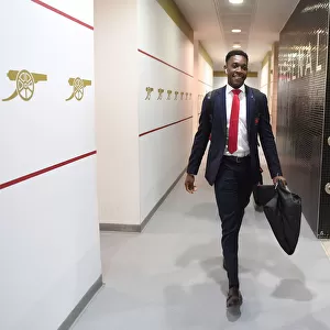 Danny Welbeck: Pre-Match Focus in Arsenal Changing Room (Arsenal vs Southampton, Premier League, 2017-18)