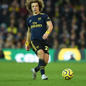 David Luiz in Action: Norwich City vs Arsenal FC, Premier League 2019-20
