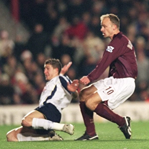 Dennis Bergkamp Scores Arsenal's First Goal in a 4:0 Victory over Portsmouth, FA Premiership, Highbury, London, 28/12/05
