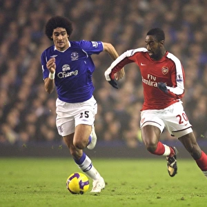 Djourou vs. Fellaini: A Rivalry Ignited at Goodison Park, Everton vs. Arsenal, 2009 (1:1)