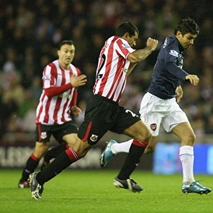 Eduardo (Arsenal) Paulo Da Silva (Sunderland). Sunderland 1: 0 Arsenal, Barclays Premier League