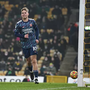 Emile Smith Rowe Scores Arsenal's Fifth Goal: Norwich City vs Arsenal, Premier League 2021-22