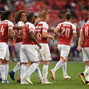 Emile Smith Rowe Scores the Winning Goal: Arsenal's Triumph over Atletico Madrid in 2018 International Champions Cup