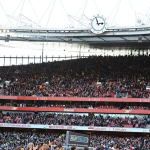 Emirates Stadium. Arsenal 1: 0 West Ham United, Barclays Premier League