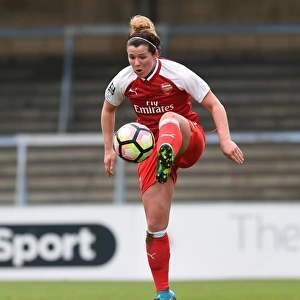 Emma Mitchell in Action: Arsenal Women vs. Reading FC, WSL (Women's Super League)