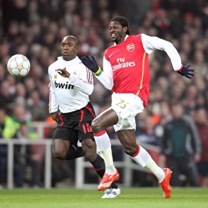 Emmanuel Adebayor (Arsenal) Clarence Seedorf (Milan)