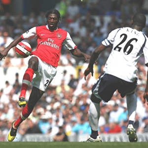 Emmanuel Adebayor (Arsenal) Michael Dawson (Tottenham)