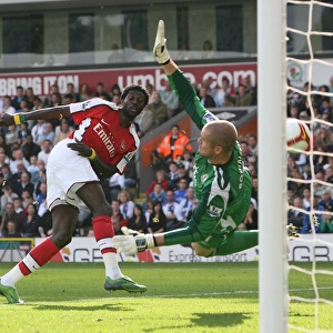 Emmanuel Adebayor (Arsenal) Paul Robinson (Blackburn)
