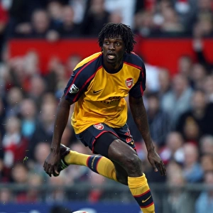 Emmanuel Adebayor's Determined Performance in Manchester United vs. Arsenal, UEFA Champions League Semi-Final 1st Leg (April 29, 2009)