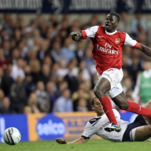Emmanuel Eboue (Arsenal) David Bentley (Tottenham). Tottenham Hotspur 1: 4 Arsenal (aet)
