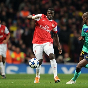 Emmanuel Eboue (Arsenal) Eric Abidal (Barcelona). Arsenal 2: 1 Barcelona