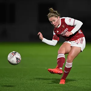 FA Womens Continental League Cup: Arsenal Women vs. Tottenham Hotspur Women - Kim Little Fights for Victory Amidst Empty Stands and Pandemic Restrictions