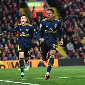 Five-Goal Thriller: Joe Willock's Brace Leads Arsenal's Carabao Cup Victory Over Liverpool