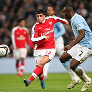 Fran Merida (Arsenal) Micah Richards (Man City). Manchester City 3: 0 Arsenal