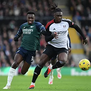 Fulham vs Arsenal: Nketiah Clashes with Bassey in Premier League Showdown (2023-24)