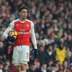 Gabriel in Action: Arsenal vs. Burnley, Premier League 2016-17