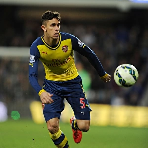 Gabriel in Action: Arsenal vs. Queens Park Rangers, Premier League 2014-15