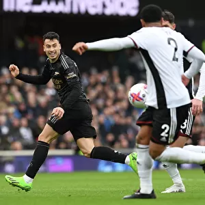 Gabriel Martinelli in Action: Fulham vs. Arsenal, Premier League 2022-23