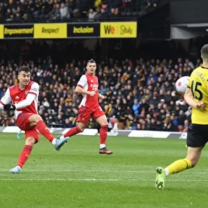 Gabriel Martinelli Scores the Third: Arsenal Triumphs over Watford in Premier League