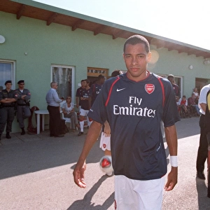 Gilberto in Action: Arsenal's Pre-Season Training, Schwadorf 2006