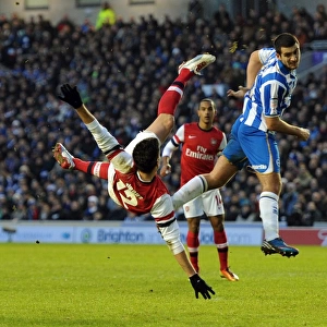 Giroud vs Dicker: Intense Battle in FA Cup Fourth Round Clash Between Brighton & Arsenal