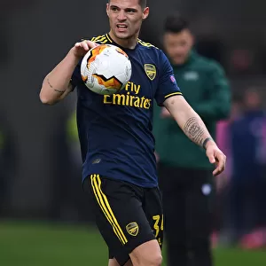 Granit Xhaka in Action: Arsenal vs. Olympiacos, Europa League Round of 32 (2020)