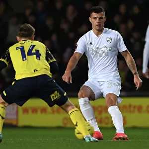 Granit Xhaka in Action: Arsenal vs. Oxford United, FA Cup 2023