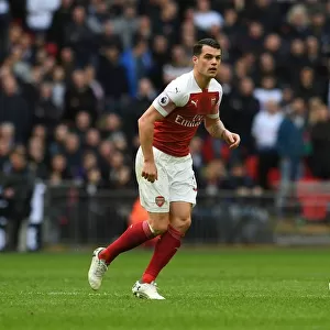 Granit Xhaka: In Action Against Tottenham in the 2018-19 Premier League Clash