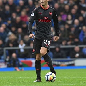 Granit Xhaka: Arsenal Midfielder in Action vs. Everton, Premier League 2017-18