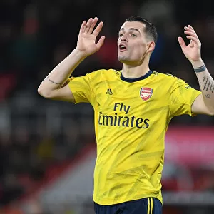 Granit Xhaka: Arsenal's Midfield Maestro Dazzles in FA Cup Battle Against AFC Bournemouth