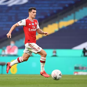 Granit Xhaka in FA Cup Battle: Arsenal vs Manchester City