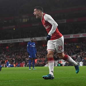 Granit Xhaka Scores Brace: Arsenal's Comeback in Carabao Cup Semi-Final vs Chelsea