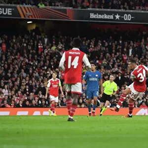 Granit Xhaka Scores the Winner: Arsenal FC vs. PSV Eindhoven, UEFA Europa League 2022-23