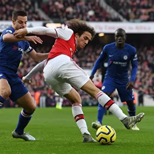 Guendouzi vs. Azpilicueta: A Footballing Battle at the Emirates - Arsenal vs. Chelsea (2019-20)