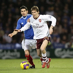 Head-to-Head: Hleb vs Hughes in the 0:0 Battle at Fratton Park, Premier League, 2007