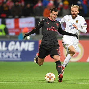 Henrikh Mkhitaryan vs Curtis Edwards: Battle in the Europa League between Ostersunds and Arsenal