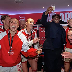 Ian Wright Reunites with Arsenal Women's FA WSL Cup Champions: A Triumphant Reunion at Selhurst Park