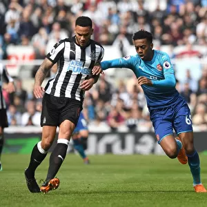 Intense Rivalry: Willock vs Lascelles Battle - Newcastle United vs Arsenal Premier League Clash