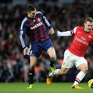Intense Rivalry: Wilshere vs. Cameron - Arsenal vs. Stoke City, Premier League 2012-13