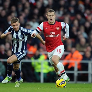 Intense Rivalry: Wilshere vs. Morrison Clash at Arsenal vs. West Brom, 2012-13 Premier League